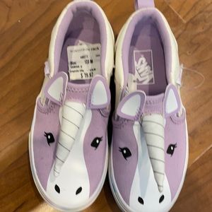 Vans unicorn kids shoes size 12us